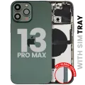 Back Housing W/ Small Parts For iPhone 13 Pro Max (EU / Global Version) (Used OEM Pull: Grade A) (Alpine Green)