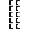 Proximity Sensor Cushion with Adhesive For iPhone 6 / 6S / 6 Plus / 6S Plus (10 Pack)