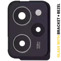 Back Camera Lens With Bracket / Bezel For Xiaomi Redmi Note 12 Pro Speed (Black) / Poco X5 Pro 5G