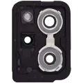 Back Camera Lens With Bracket / Bezel For Xiaomi Redmi Note 12 Pro Speed (Black) / Poco X5 Pro 5G