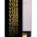 LCD Assembly Without Frame For Vivo Y11s / Y12a / Y12s / Y15s / Y20 / Y20i / Y20s / Y20s G / Y30 / Y30g (Refurbished) (All Colors)