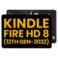 LCD Assembly With Frame For Amazon Kindle Fire HD 8 (12th Gen, 2022) (Refurbished) (All Colors)