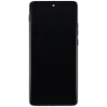 OLED Assembly With Frame For Motorola Edge (XT2405 / 2024) (Refurbished) (Black)