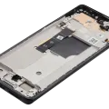 OLED Assembly With Frame For Motorola Edge (XT2405 / 2024) (Refurbished) (Black)