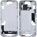 Mid-Frame Housing W/ Small Parts For iPhone 15 (EU / Global Version) (Used OEM Pull: Grade A) (Blue)