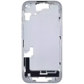 Mid-Frame Housing W/ Small Parts For iPhone 15 (EU / Global Version) (Used OEM Pull: Grade A) (Blue)