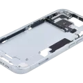 Mid-Frame Housing W/ Small Parts For iPhone 15 (EU / Global Version) (Used OEM Pull: Grade A) (Blue)