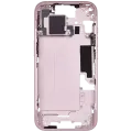 Mid-Frame Housing W/ Small Parts For iPhone 15 (EU / Global Version) (Used OEM Pull: Grade A) (Pink)