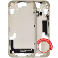 Mid-Frame Housing W/ Small Parts For iPhone 15 (EU / Global Version) (Used OEM Pull: Grade A) (Yellow)
