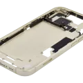 Mid-Frame Housing W/ Small Parts For iPhone 15 (EU / Global Version) (Used OEM Pull: Grade A) (Yellow)