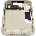 Mid-Frame Housing W/ Small Parts For iPhone 15 (EU / Global Version) (Used OEM Pull: Grade A) (Yellow)
