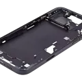 Mid-Frame Housing W/ Small Parts For iPhone 15 Plus (EU / Global Version) (Used OEM Pull: Grade A) (Black)