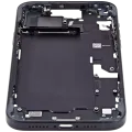 Mid-Frame Housing W/ Small Parts For iPhone 15 Plus (EU / Global Version) (Used OEM Pull: Grade A) (Black)