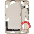 Mid-Frame Housing W/ Small Parts For iPhone 15 Plus (EU / Global Version) (Used OEM Pull: Grade A) (Yellow)