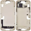 Mid-Frame Housing W/ Small Parts For iPhone 15 Plus (EU / Global Version) (Used OEM Pull: Grade A) (Yellow)