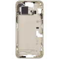 Mid-Frame Housing W/ Small Parts For iPhone 15 Plus (EU / Global Version) (Used OEM Pull: Grade A) (Yellow)