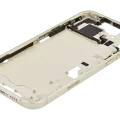 Mid-Frame Housing W/ Small Parts For iPhone 15 Plus (EU / Global Version) (Used OEM Pull: Grade A) (Yellow)