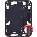 Mid-Frame Housing W/ Small Parts For iPhone 15 (EU / Global Version) (Aftermarket Plus) (Black)