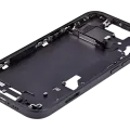 Mid-Frame Housing W/ Small Parts For iPhone 15 (EU / Global Version) (Aftermarket Plus) (Black)