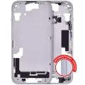 Mid-Frame Housing W/ Small Parts For iPhone 15 (EU / Global Version) (Aftermarket Plus) (Blue)