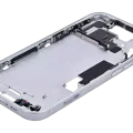 Mid-Frame Housing W/ Small Parts For iPhone 15 (EU / Global Version) (Aftermarket Plus) (Blue)
