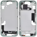 Mid-Frame Housing W/ Small Parts For iPhone 15 (EU / Global Version) (Aftermarket Plus) (Green)