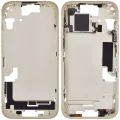 Mid-Frame Housing W/ Small Parts For iPhone 15 (EU / Global Version) (Aftermarket Plus) (Yellow)
