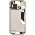 Mid-Frame Housing W/ Small Parts For iPhone 15 (EU / Global Version) (Aftermarket Plus) (Yellow)