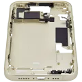 Mid-Frame Housing W/ Small Parts For iPhone 15 (EU / Global Version) (Aftermarket Plus) (Yellow)