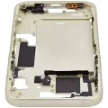 Mid-Frame Housing W/ Small Parts For iPhone 15 (EU / Global Version) (Aftermarket Plus) (Yellow)