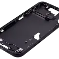 Mid-Frame Housing W/ Small Parts For iPhone 15 Plus (EU / Global Version) (Aftermarket Plus) (Black)