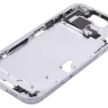 Mid-Frame Housing W/ Small Parts For iPhone 15 Plus (EU / Global Version) (Aftermarket Plus) (Blue)