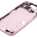 Mid-Frame Housing W/ Small Parts For iPhone 15 Plus (EU / Global Version) (Aftermarket Plus) (Pink)