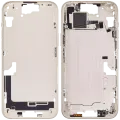 Mid-Frame Housing W/ Small Parts For iPhone 15 Plus (EU / Global Version) (Aftermarket Plus) (Yellow)