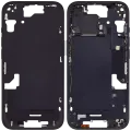 Mid-Frame Housing W/ Small Parts For iPhone 15 (US Version) (Aftermarket Plus) (Black)