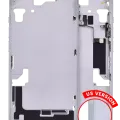 Mid-Frame Housing W/ Small Parts For iPhone 15 (US Version) (Aftermarket Plus) (Blue)
