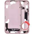 Mid-Frame Housing W/ Small Parts For iPhone 15 (US Version) (Aftermarket Plus) (Pink)