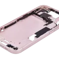 Mid-Frame Housing W/ Small Parts For iPhone 15 (US Version) (Aftermarket Plus) (Pink)