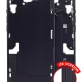 Mid-Frame Housing W/ Small Parts For iPhone 15 Plus (US Version) (Aftermarket Plus) (Black)