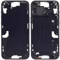 Mid-Frame Housing W/ Small Parts For iPhone 15 Plus (US Version) (Aftermarket Plus) (Black)