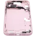 Mid-Frame Housing W/ Small Parts For iPhone 15 Plus (US Version) (Aftermarket Plus) (Pink)
