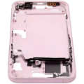 Mid-Frame Housing W/ Small Parts For iPhone 15 Plus (US Version) (Aftermarket Plus) (Pink)