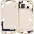 Mid-Frame Housing W/ Small Parts For iPhone 15 Plus (US Version) (Aftermarket Plus) (Yellow)