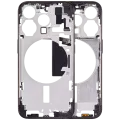Mid-Frame Housing W/ Small Parts For iPhone 15 Pro (EU / Global Version) (Aftermarket Plus) (Black Titanium)
