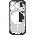 Mid-Frame Housing W/ Small Parts For iPhone 15 Pro (EU / Global Version) (Aftermarket Plus) (Black Titanium)