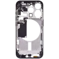 Mid-Frame Housing W/ Small Parts For iPhone 15 Pro (EU / Global Version) (Aftermarket Plus) (Blue Titanium)