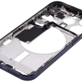 Mid-Frame Housing W/ Small Parts For iPhone 15 Pro (EU / Global Version) (Aftermarket Plus) (Blue Titanium)