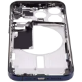 Mid-Frame Housing W/ Small Parts For iPhone 15 Pro (EU / Global Version) (Aftermarket Plus) (Blue Titanium)