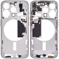 Mid-Frame Housing W/ Small Parts For iPhone 15 Pro (EU / Global Version) (Aftermarket Plus) (Natural Titanium)
