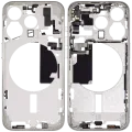 Mid-Frame Housing W/ Small Parts For iPhone 15 Pro (EU / Global Version) (Aftermarket Plus) (White Titanium)